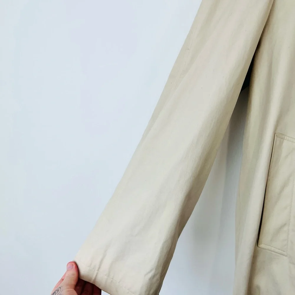 Burberry Beige Nova Check Lined Classic Utility Trench Coat UK L - Picture 8 of 16